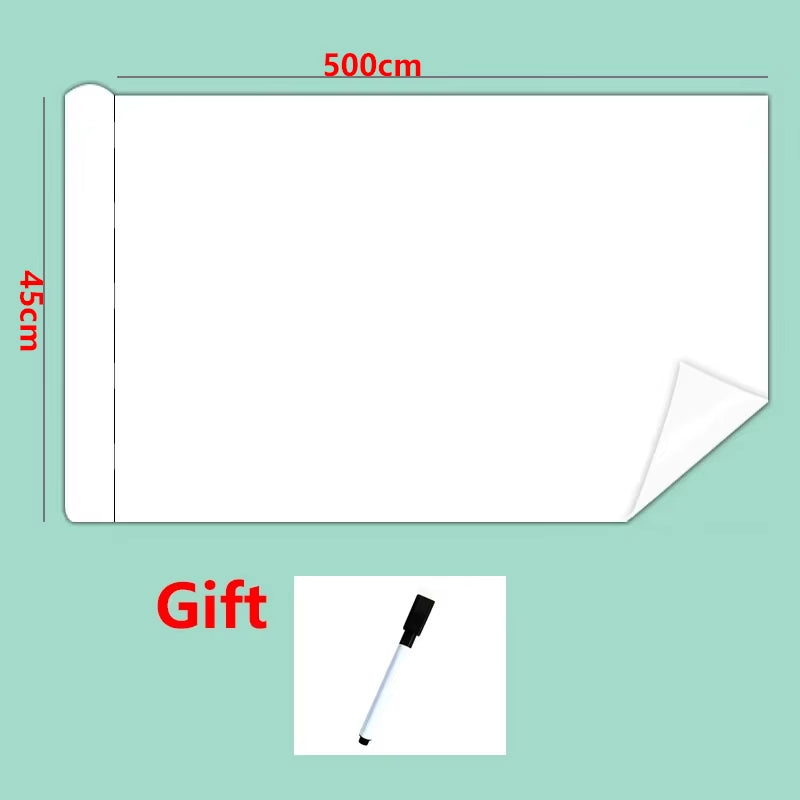 DIY Roll Paper Graffiti Scroll Whiteboard Wall Sticker Painting Drawing Early Educational Toys No Damage to Wall Easy to Clean