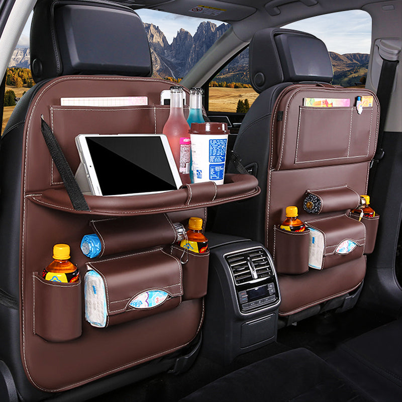 Car Back Seat Organizer with Foldable Table