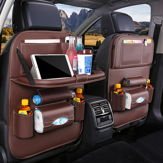 Car Back Seat Organizer with Foldable Table
