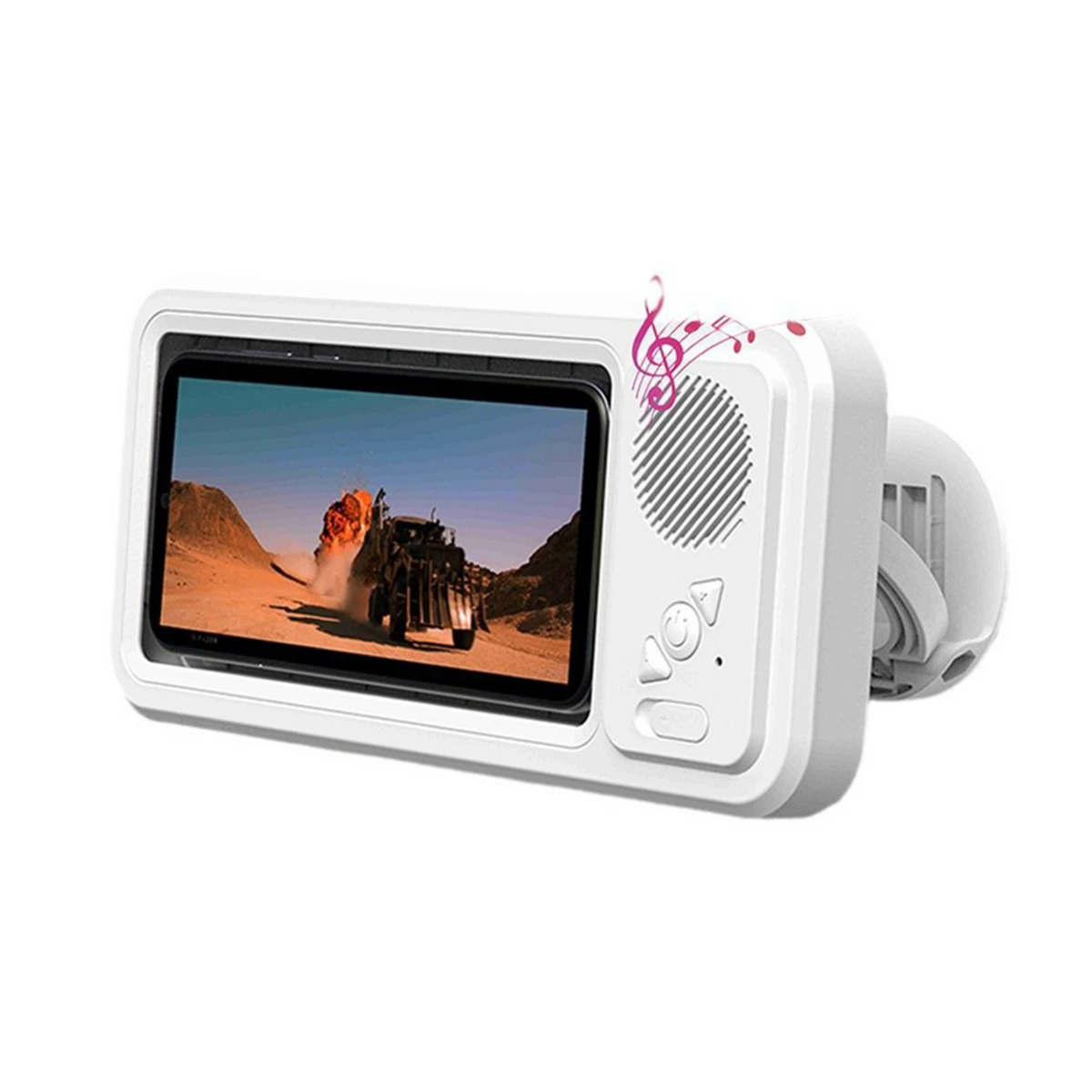 Shower Phone Holder with Bluetooth Speaker