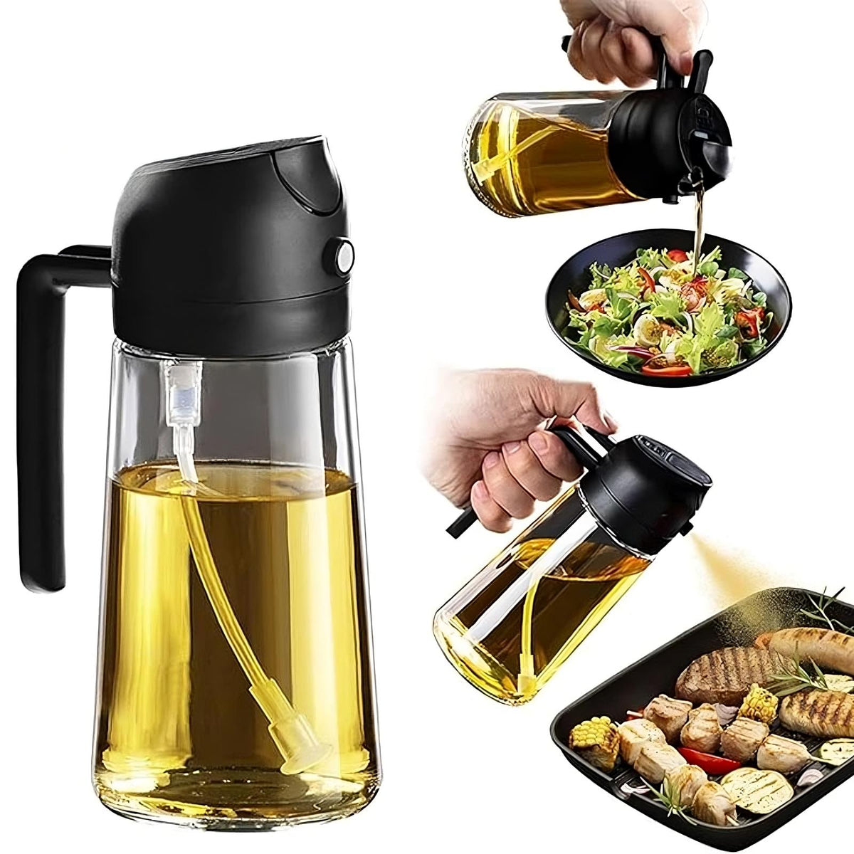 2-in-1 Oil Spray Bottle