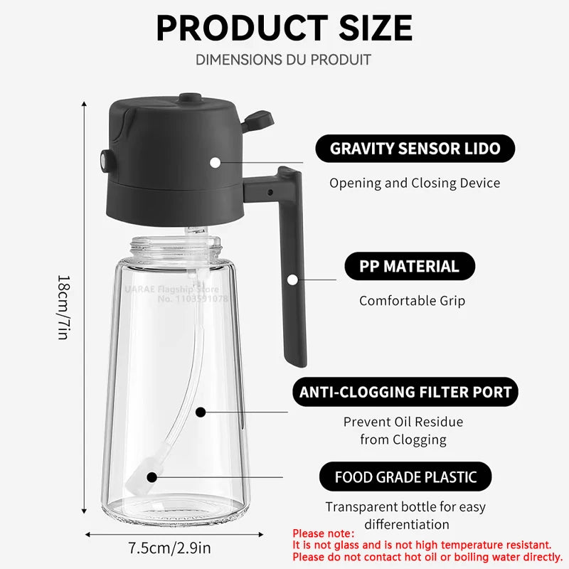 2-in-1 Oil Spray Bottle