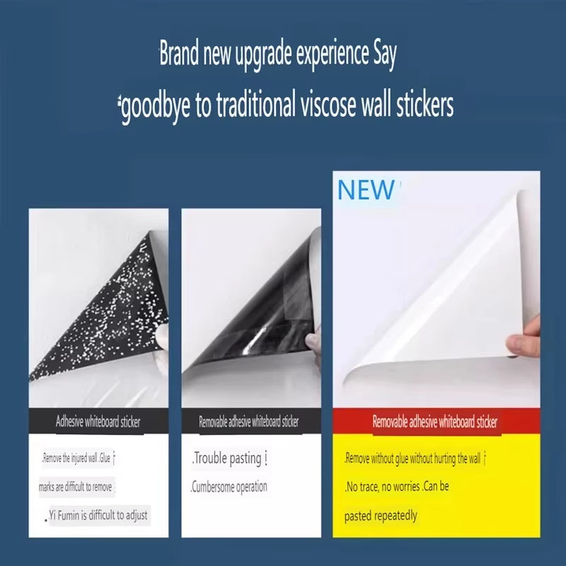 DIY Roll Paper Graffiti Scroll Whiteboard Wall Sticker Painting Drawing Early Educational Toys No Damage to Wall Easy to Clean