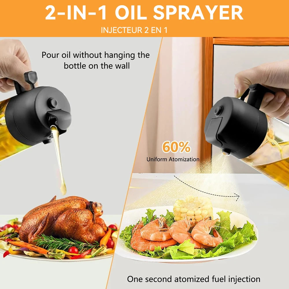 2-in-1 Oil Spray Bottle