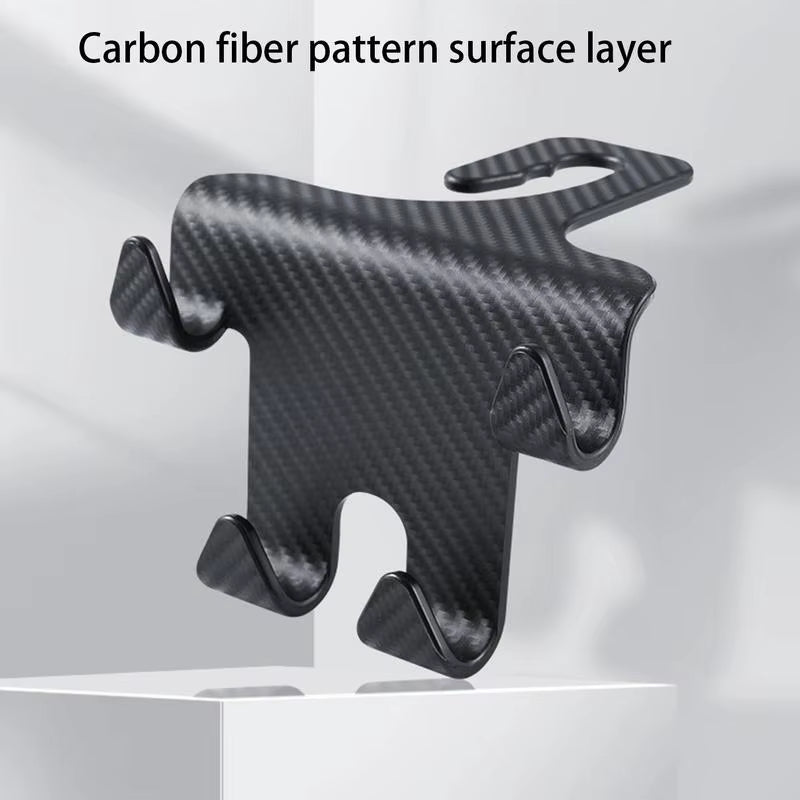 Car Seat Back Hook Rear Seat Organizer Hook Multifunctional Umbrella Hanger Mobile Phone Holder Automobile Interior Accessories