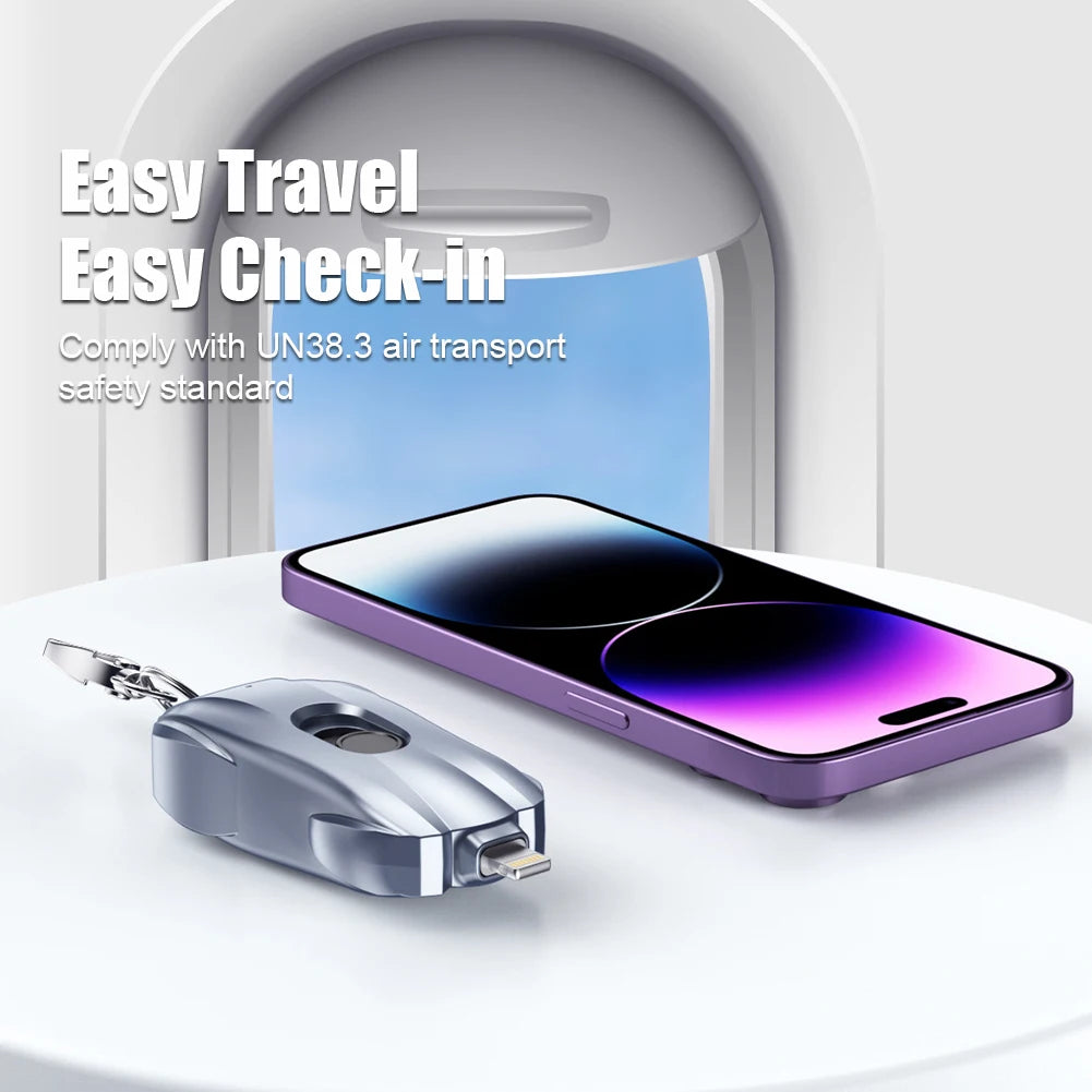 RushOne GoCharge – Keychain Emergency Power Bank