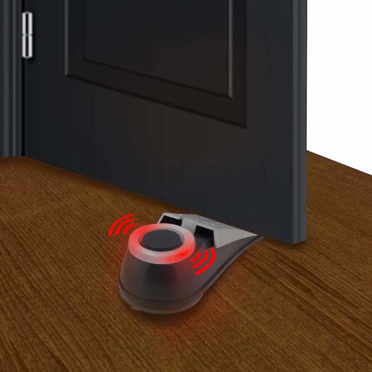 Door Stopper Security Alarm,Upgraded Portable 120 Loud Entrance Alert Door Stop Alarm,Great Gift for Travel Home Apartment House (1 Pack)