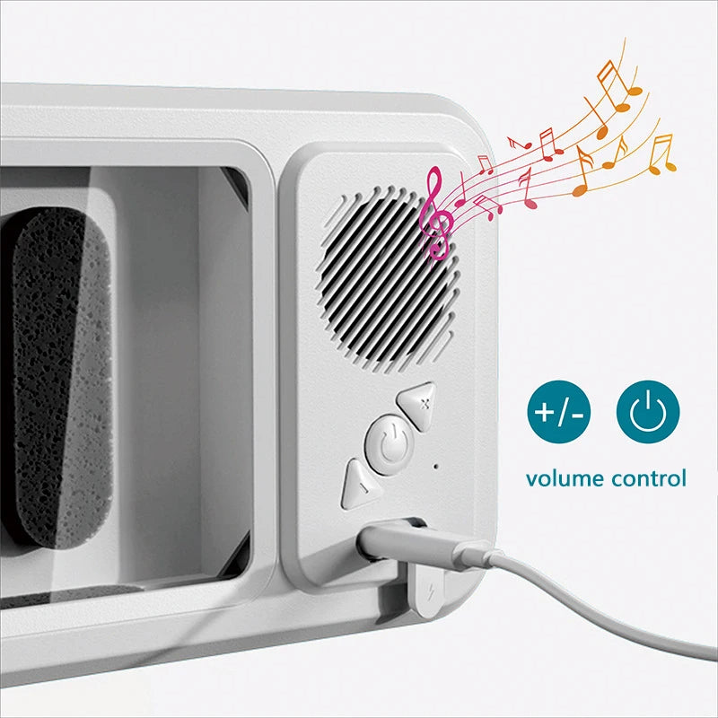 Shower Phone Holder with Bluetooth Speaker