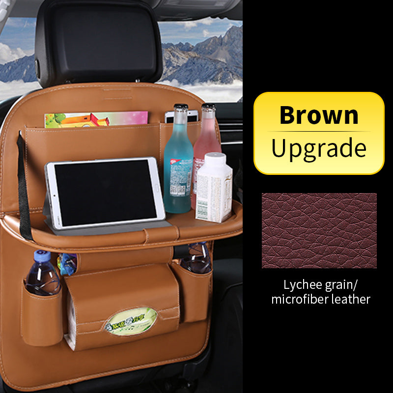 Car Back Seat Organizer with Foldable Table