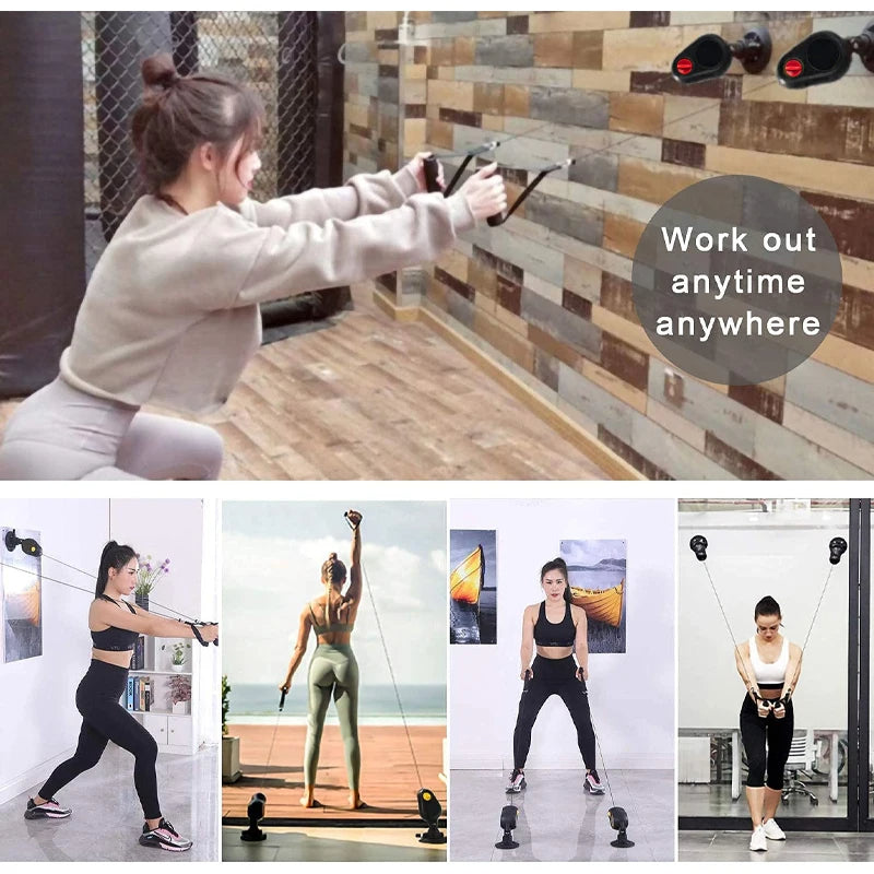 MuscleMax™ Fitness Resistance Rope Trainer with Suction Base