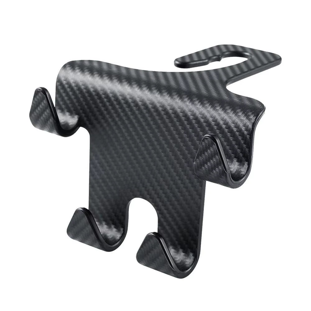 Car Seat Back Hook Rear Seat Organizer Hook Multifunctional Umbrella Hanger Mobile Phone Holder Automobile Interior Accessories